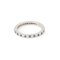 Bague Alliance TIFFANY & CO En Platine, Saphirs Et Diamants -Castafiore Boutique bague alliance tiffany co en platine saphirs et diamants 2134691
