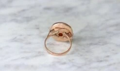 Bague Ancienne Intaille Cornaline Sur Or Rose -Castafiore Boutique bague ancienne intaille cornaline sur or rose 278408