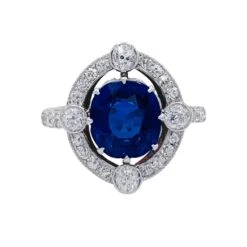 Miller Bague Années 1920, Saphir Ceylan, Diamants Taille Ancienne 11 Miller Bague Années 1920, Saphir Ceylan, Diamants Taille Ancienne -Castafiore Boutique bague annees 1920 saphir ceylan diamants taille ancienne 178811