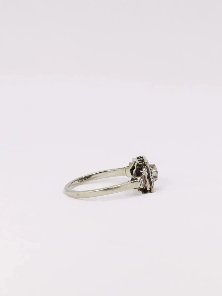 Bague Art Déco Diamants 6 Bague Art Déco Diamants – Image 6