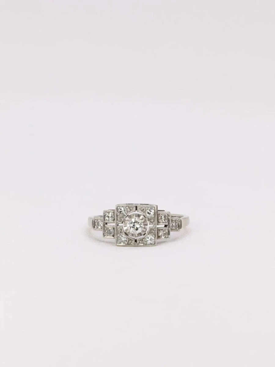 Bague Art Déco Diamants 1 Bague Art Déco Diamants