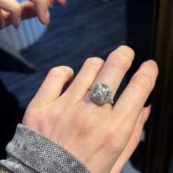 Bague Art Déco En Or Et Diamants -Castafiore Boutique bague art deco en or et diamants 709048