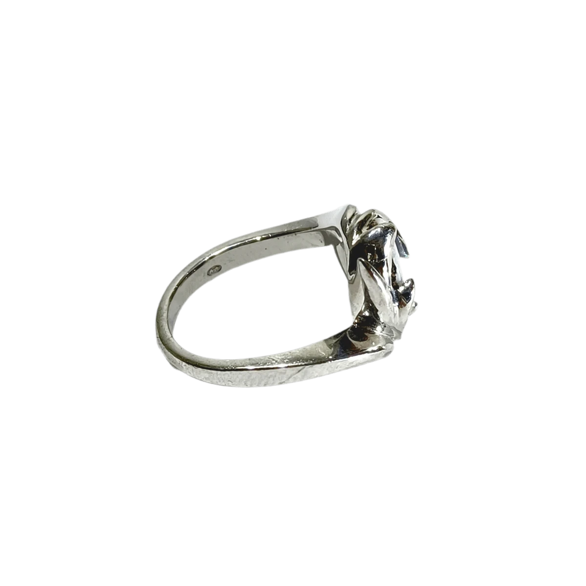 Bague Art Nouveau En Or Blanc Et Opale 6 Bague Art Nouveau En Or Blanc Et Opale – Image 6