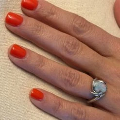 Bague Art Nouveau En Or Blanc Et Opale 8 Bague Art Nouveau En Or Blanc Et Opale -Castafiore Boutique bague art nouveau en or blanc et opale 752585