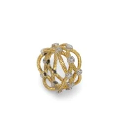 Bague Bandeau BUCCELLATI GianMaria En Or Jaune, Or Blanc Et Diamants 9 Bague Bandeau BUCCELLATI GianMaria En Or Jaune, Or Blanc Et Diamants -Castafiore Boutique bague bandeau buccellati gianmaria en or jaune or blanc et diamants 647680