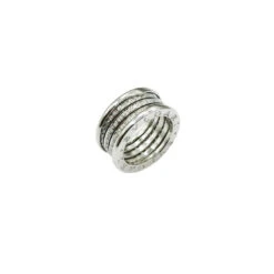 Bague Bandeau BULGARI "B.Zero1" En Or Blanc Et Diamants -Castafiore Boutique bague bandeau bulgari bzero1 en or blanc et diamants 179977