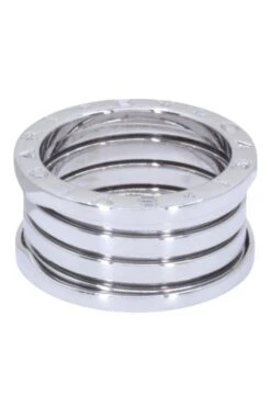 Bague Bandeau BVLGARI "B.zero1" En Or Blanc -Castafiore Boutique bague bandeau bvlgari bzero1 en or blanc 118948