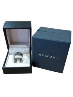 Bague Bandeau BVLGARI "B.zero1" En Or Blanc -Castafiore Boutique bague bandeau bvlgari bzero1 en or blanc 454168
