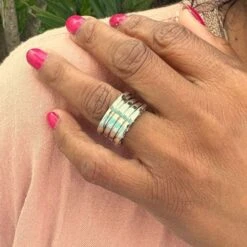 Bague Bandeau BVLGARI "B.zero1" En Or Blanc -Castafiore Boutique bague bandeau bvlgari bzero1 en or blanc 853094