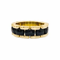 Miller Bague Bandeau CHANEL "Ultra" Or Jaune Et Céramique