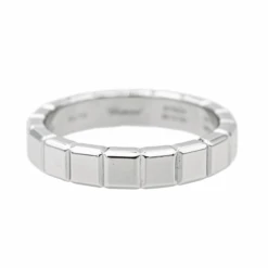 Bague Bandeau CHOPARD "Ice Cube" En Or Blanc
