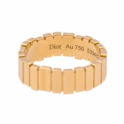 Bague Bandeau DIOR "Gem Dior" En Or Rose -Castafiore Boutique bague bandeau dior gem dior en or rose 335651