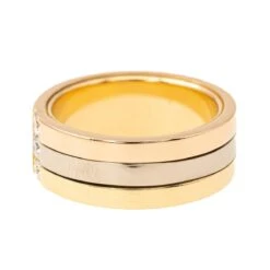 Bague Bandeau En 3 Ors Et Diamants 10 Bague Bandeau En 3 Ors Et Diamants -Castafiore Boutique bague bandeau en 3 ors et diamants 466667