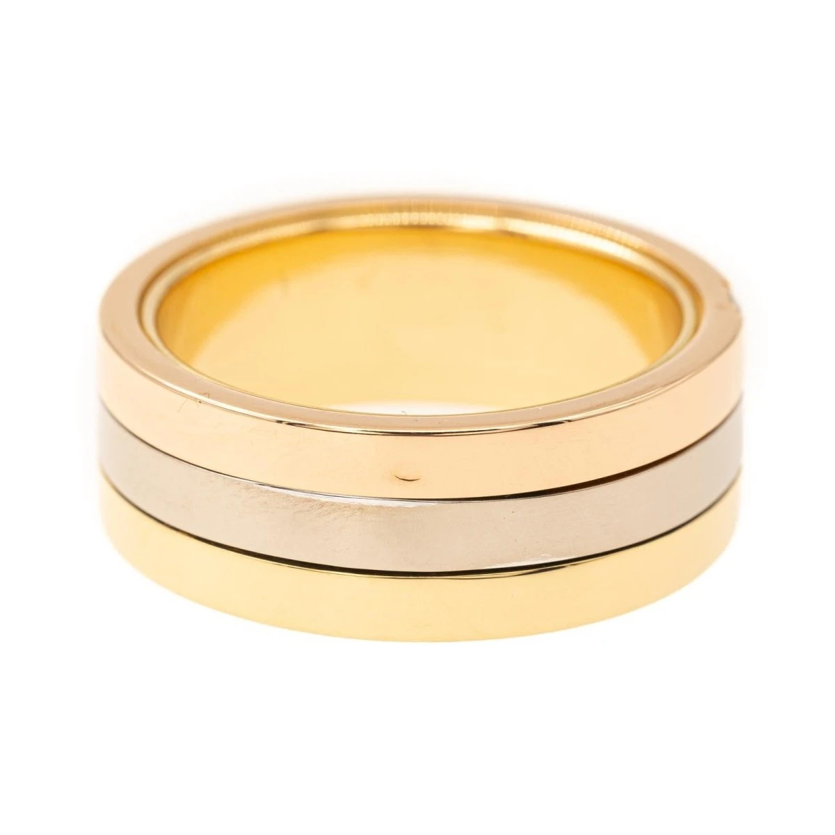 Bague Bandeau En 3 Ors Et Diamants 5 Bague Bandeau En 3 Ors Et Diamants – Image 5