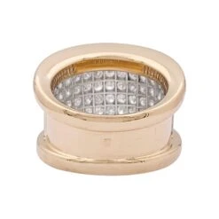 Miller Bague Bandeau En Or Rose, Platine Et Diamant -Castafiore Boutique bague bandeau en or rose platine et diamant 803965