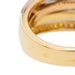 Bague Bandeau En Trois Ors Et Diamants 12 Bague Bandeau En Trois Ors Et Diamants -Castafiore Boutique bague bandeau en trois ors et diamants 911882