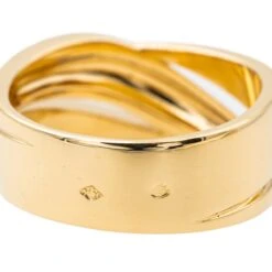 Bague Bandeau HERMÈS En Or Jaune 14 Bague Bandeau HERMÈS En Or Jaune -Castafiore Boutique bague bandeau hermes en or jaune 869244