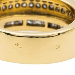 Bague Bandeau Or Jaune Diamant 12 Bague Bandeau Or Jaune Diamant -Castafiore Boutique bague bandeau or jaune diamant 788332