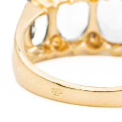 Bague Bandeau Or Jaune Topaze -Castafiore Boutique bague bandeau or jaune topaze 977216