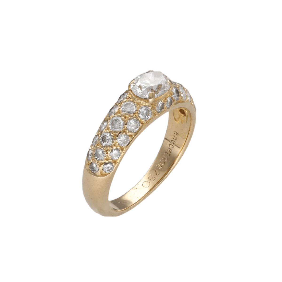 Bague BOUCHERON "Axelle" En Or Jaune Et Diamants 2 Bague BOUCHERON "Axelle" En Or Jaune Et Diamants – Image 2