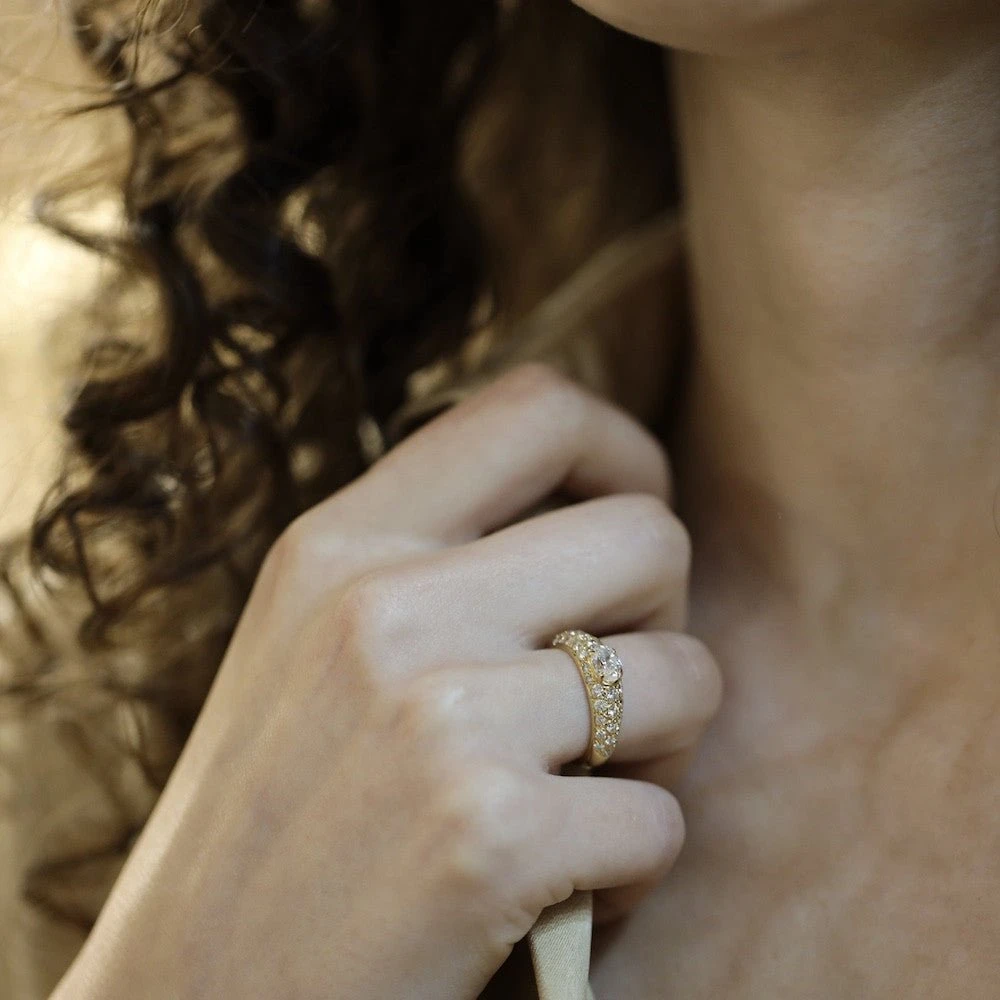 Bague BOUCHERON "Axelle" En Or Jaune Et Diamants 3 Bague BOUCHERON "Axelle" En Or Jaune Et Diamants – Image 3