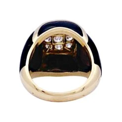 Miller Bague BOUCHERON, "Chevalière", Or Jaune, Bois Et Diamants. -Castafiore Boutique bague boucheron chevaliere or jaune bois et diamants 410372