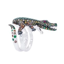 Miller Bague Boucheron Crocodile En Or Blanc, Sertie De Diamants Et Pierres De Couleur 15 Miller Bague Boucheron Crocodile En Or Blanc, Sertie De Diamants Et Pierres De Couleur -Castafiore Boutique bague boucheron crocodile en or blanc sertie de diamants et pierres de couleur 772023