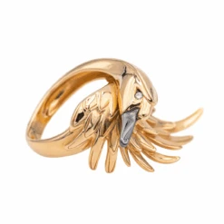 Bague BOUCHERON "Cypris" En Or Rose, Or Noir Et Diamants -Castafiore Boutique bague boucheron cypris en or rose or noir et diamants 699194