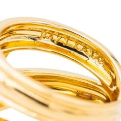 Bague BOUCHERON En Or Jaune Et Cordiérite -Castafiore Boutique bague boucheron jonc or jaune cordierite 664591