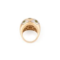 Bague Boule BULGARI En Péridoten Or Bi-colore -Castafiore Boutique bague boule bulgari en peridot en or bi colore 457950