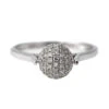 Bague Boule En Or Blanc Et Diamant -Castafiore Boutique bague boule en or blanc et diamant 345403