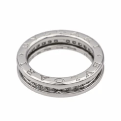 Bague BULGARI "B.Zero 1" En Or Blanc Et Diamants -Castafiore Boutique bague bulgari bzero 1 en or blanc et diamants 155637