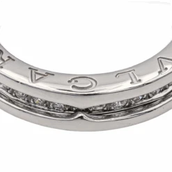 Bague BULGARI "B.Zero 1" En Or Blanc Et Diamants -Castafiore Boutique bague bulgari bzero 1 en or blanc et diamants 935511