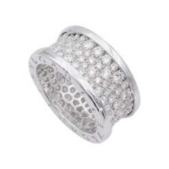 Miller Bague BULGARI "B.Zero1" En Or Blanc Et Diamants. -Castafiore Boutique bague bulgari bzero1 en or blanc et diamants 467043