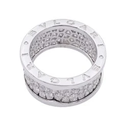 Miller Bague BULGARI "B.Zero1" En Or Blanc Et Diamants. -Castafiore Boutique bague bulgari bzero1 en or blanc et diamants 793445