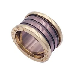 Miller Bague Bandeau BULGARI "B.Zero1" En Or Rose Et Cermet -Castafiore Boutique bague bulgari bzero1 en or rose et cermet 222090