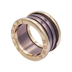 Miller Bague Bandeau BULGARI "B.Zero1" En Or Rose Et Cermet -Castafiore Boutique bague bulgari bzero1 en or rose et cermet 582825