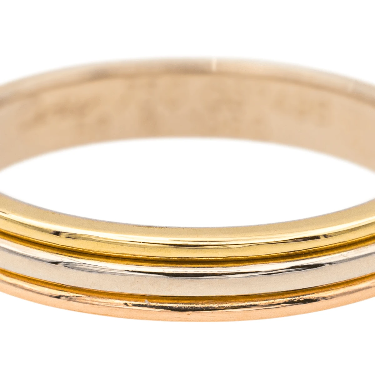 Bague CARTIER Alliance En Or Jaune, Rose Et Blanc 5 Bague CARTIER Alliance En Or Jaune, Rose Et Blanc – Image 5