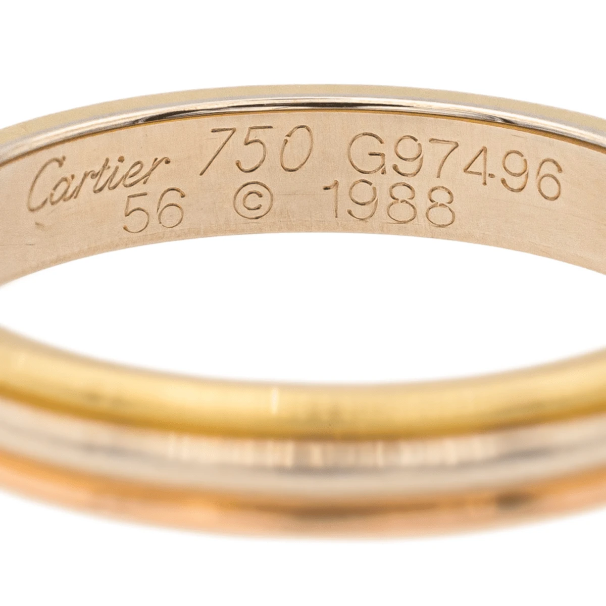 Bague CARTIER Alliance En Or Jaune, Rose Et Blanc 3 Bague CARTIER Alliance En Or Jaune, Rose Et Blanc – Image 3