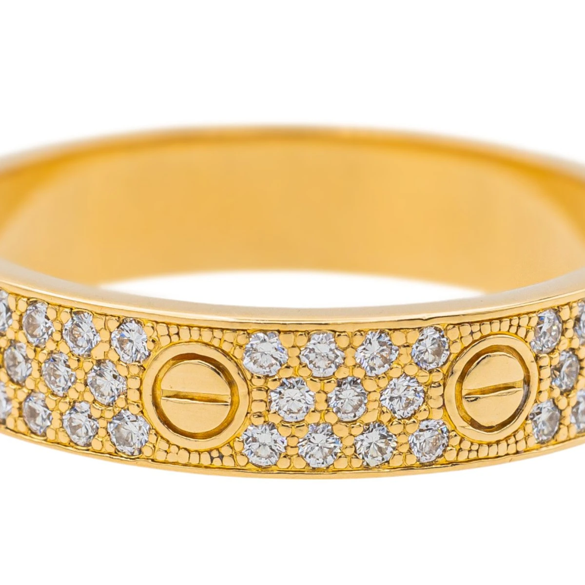 Bague Alliance CARTIER "Love" En Or Jaune Et Diamants 8 Bague Alliance CARTIER "Love" En Or Jaune Et Diamants – Image 8