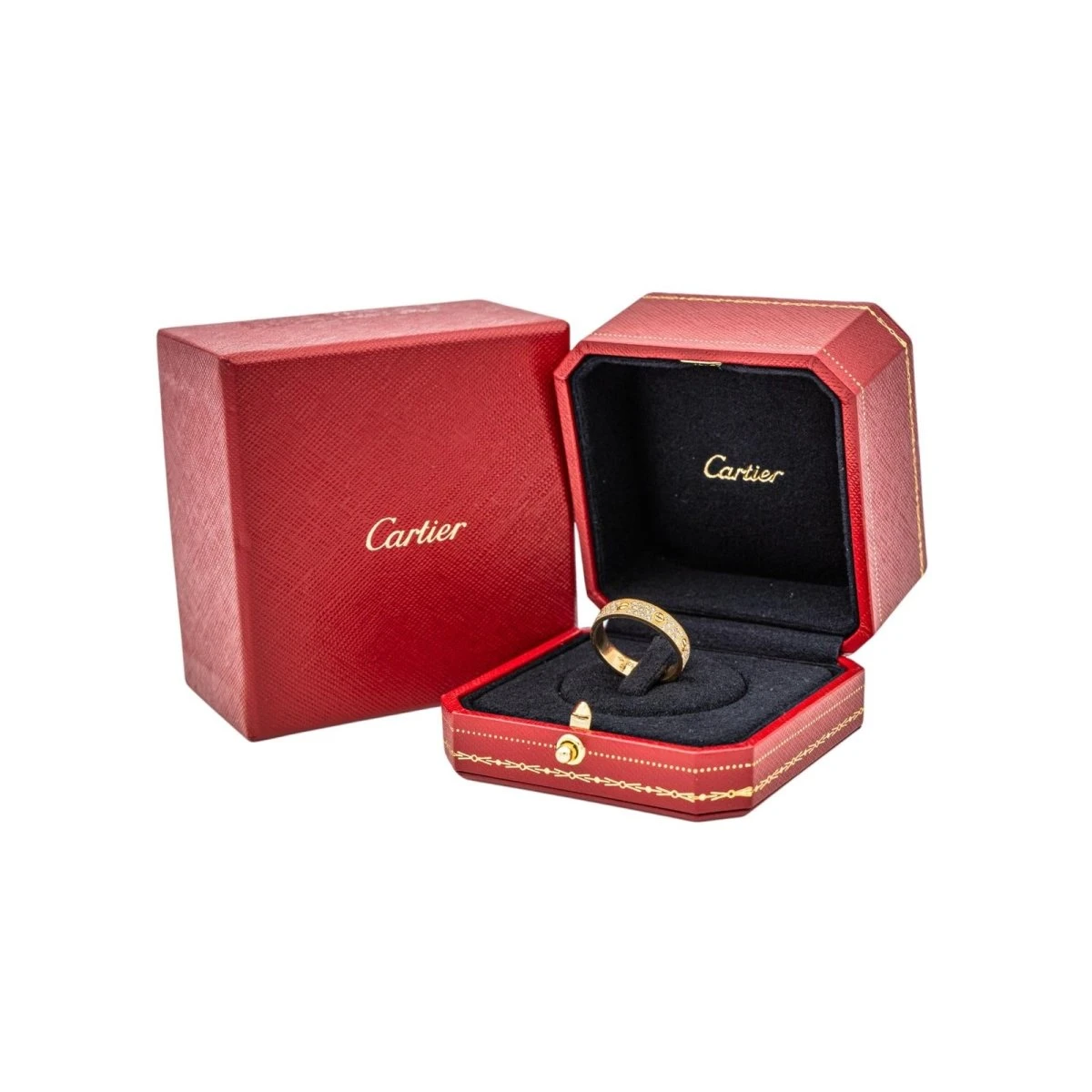 Bague Alliance CARTIER "Love" En Or Jaune Et Diamants 3 Bague Alliance CARTIER "Love" En Or Jaune Et Diamants – Image 3