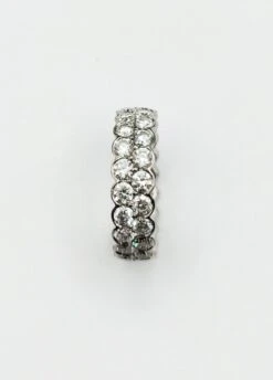 Bague CARTIER "Broderie" En Or Blanc Et Diamants -Castafiore Boutique bague cartier broderie en or blanc et diamants 147092