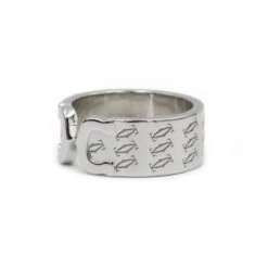 Bague CARTIER Double C En Or Blanc -Castafiore Boutique bague cartier double c en or blanc 730187