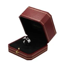 Bague CARTIER Double C En Or Blanc -Castafiore Boutique bague cartier double c en or blanc 918673