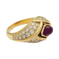 Miller Bague Cartier En Or Jaune, Diamants Et Rubis -Castafiore Boutique bague cartier en or jaune diamants et rubis 637590