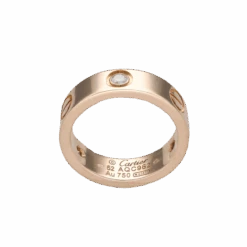 Bague CARTIER "Love" En Or Rose Et Diamants -Castafiore Boutique bague cartier love en or rose et diamants 159491