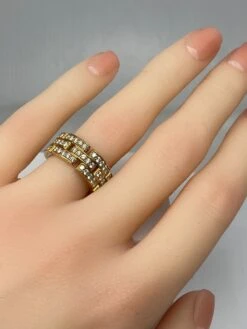 Bague CARTIER Maillons PANTHÈRE En Or Jaune Et Diamants 17 Bague CARTIER Maillons PANTHÈRE En Or Jaune Et Diamants -Castafiore Boutique bague cartier maillons panthere en or jaune et diamants 575752