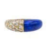 Bague Jonc CARTIER "Mimi" En Or Jaune, Lapis Lazuli Et Diamants -Castafiore Boutique bague cartier mimi en or jaune lapis lazuli et dliamants 810479