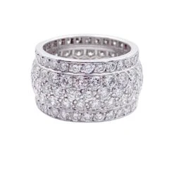 Miller Bague CARTIER "Nigeria", Pavage Diamants.