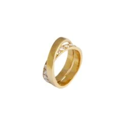 Bague CARTIER "Paris" En Or Jaune Et Diamants -Castafiore Boutique bague cartier paris en or jaune et diamants 580951